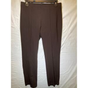 Banana Republic Women's Pull-On Straight Leg Ponte Pants, Brown, Size Medium
